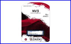 Kingston Nv3 1Tb M. 2 2280 Nvme Ssd Pcie 4.0 Gen 4X4 Up To 6000 Mb/S Snv3S/1000G