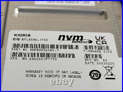 Kioxia 1.6TB NVMe SCM SSD KFL6HXUL1T60 For HPE P62392-001