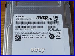 Kioxia 3.84TB CM6-R PCIe 4.0 NVMe 2.5'' U. 3 15mm SSD KCM6DRUL3T84 NEW
