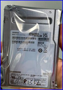 Kioxia CD6 3.84TB U. 2 SSD 2.5 GEN4 PCIE4.0 NVME KCD61LUL3T84 Solid State Drive Kioxia CD6 3.84TB U. 2 SSD 2.5 GEN4 PCIE4.0 NVME KCD61LUL3T84 Solid State Drive