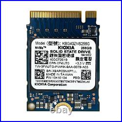 Kioxia (Toshiba) 256GB PCIe NVMe M. 2 2230 30mm SSD (KBG40ZNS256G)