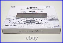 LARES LEVEN JPS800 4TB PCIe Gen4 Speed up to 5,000MB/s 3D NAND NVMe M. 2 SSD LARES LEVEN JPS800 4TB PCIe Gen4 Speed up to 5,000MB/s 3D NAND NVMe M. 2 SSD