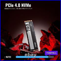 LEXAR 2TB NVME SSD PCIE GEN 4 × 4 Maximum Road 7,400MB/S Maximum Writing 6,500