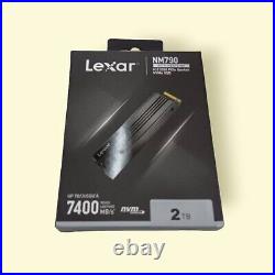 LEXAR NM790 2TB SSD With HEATSINK (7400MB/s PCIe Gen4 Nvme M. 2 2280) 5 Yrs Wrty