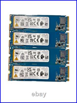 LOT OF 4 KIOXIA 512GB NVMe M. 2 PCIe Gen4 x4 SSD Solid State Drive #26
