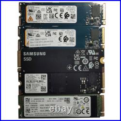 LOT OF 5 Mixed Brand WD/Samsung/SK Hynix 256Gb PCIe NVMe SSD M. 2 2280 Drive LOT OF 5 Mixed Brand WD/Samsung/SK Hynix 256Gb PCIe NVMe SSD M. 2 2280 Drive