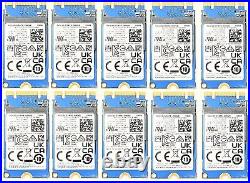 LOT of 10 Kioxia Former Toshiba 128GB PCIe NVMe SSD 2242 Solid State Drive 42mm