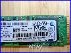 Lenovo 1TB M. 2 PCIe NVMe SSD 100% Remaining Samsung SED MZ-VLW1T 00UP438 PM961