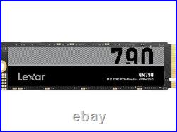 Lexar 2TB NM790 SSD PCIe Gen4 NVMe M. 2 2280 Internal Solid State Drive, Up to