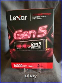 Lexar ARES PRO 2TB Gen 5 SSD PCIe 5.0 x 4 NVMe M. 2 2280 Up to 14,000MB/s & BOX