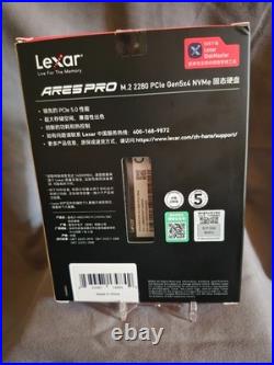 Lexar ARES PRO 2TB Gen 5 SSD PCIe 5.0 x 4 NVMe M. 2 2280 Up to 14,000MB/s & BOX