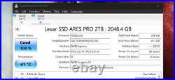 Lexar ARES PRO 2TB Gen 5 SSD PCIe 5.0 x 4 NVMe M. 2 2280 Up to 14,000MB/s & BOX