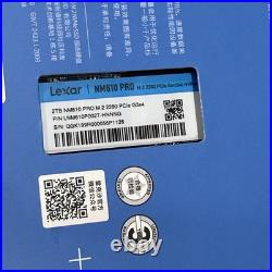 Lexar NM610 PRO 2TB M. 2 2280 PCIe Gen3x4 NVMe SSD S/N QGK199R000056P1128