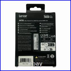 Lexar NM790 1TB PCIe Gen4x4 M. 2 2280 NVMe SSD \w Heatsink For PS5 Laptop Desktop