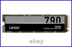 Lexar NM790 2TB Internal SSD M. 2 2280 PCIe Gen4x4 NVMe 1.4 SSD Up to 7400MB