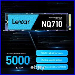 Lexar NQ710 SSD M. 2 NVMe PCIe 4.0x4 1TB/500GB Ultimate Performance for Gaming