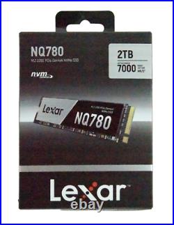 Lexar NQ780 SSD 2TB PCIe Gen4x4 NVMe M. 2 2280 Internal SSD New