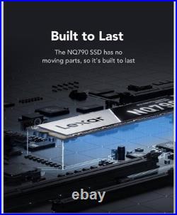 Lexar NQ790 2TB SSD, M. 2 2280 PCIe Gen4x4 NVMe 1.4 Internal SSD, Up to 7000MB/s