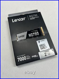 Lexar NQ790 2TB SSD, M. 2 2280 PCIe Gen4x4 NVMe 1.4 Internal SSD, Up to 7000MB/s
