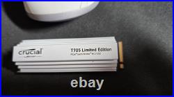 Limited Edition Crucial T705 with White Heatsink 2TB 3D NAND NVMe PCIe5.0 M. 2