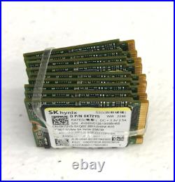 Lot of 10 SK Hynix/Kioxia/Micron/Samsung 256GB NVMe SSD 30mm 2230 PCle Gen4x4