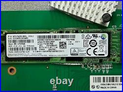 Lot of 10 Samsung MZ-VPW2560 256GB NVME SSD w PCIe x4 to M. 2 Riser 01AJ832