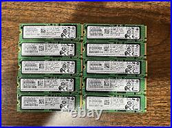 Lot of 10 Samsung PM961 MZVLW256HEHP-000D1 PCIe NVMe 256GB SSD 03YC83