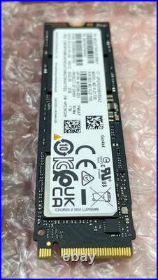 Lot of 2 Samsung MZ-VL21T00 PM9A1 1TB PCIe 4.0x4 M. 2 NVMe 2280 SSD 89-97% Health