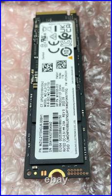 Lot of 2 Samsung MZ-VL21T00 PM9A1 1TB PCIe 4.0x4 M. 2 NVMe 2280 SSD 89-97% Health