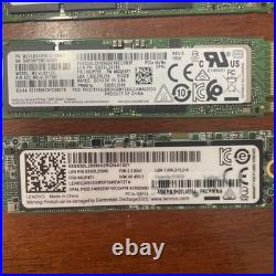 Lot of 4 Mixed Brand 512GB SSD PCIe NVMe MZ-VLB5120 Lenovo Intel Samsung