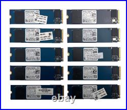 Lots 10 Western Digital 256GB M. 2 NVMe PCIe SSD PC SN530 Solid State Drive WD