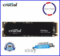 M. 2 NVMe 2280 PCIe Gen4 CRUCIAL P3 PLUS 500GB 1TB 2TB SSD Up to 5000MB/s