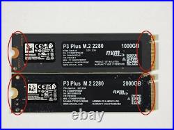 M. 2 NVMe 2280 PCIe Gen4 CRUCIAL P3 PLUS 500GB 1TB 2TB SSD Up to 5000MB/s