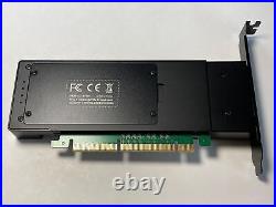 M. 2 NVMe SSD Active Bifurcator LP/SFF Card PCIe 3 16x to quad M. 2 ASM 2824