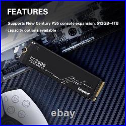 M. 2 PCIe 4.0 Kingston KC3000 Ultra-Fast NVME SSD for PS5 & PC