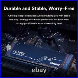 M. 2 PCIe 4.0 Kingston KC3000 Ultra-Fast NVME SSD for PS5 & PC