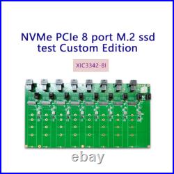 M. 2 ssd test board 8-port sff-8643 NVMe adapter card
