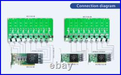 M. 2 ssd test board 8-port sff-8643 NVMe adapter card