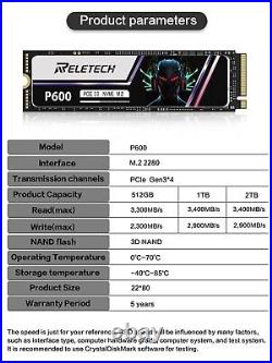 M2 SSD NVMe 1TB 2TB 512G SSD M. 2 2280 PCIe Gen3.0x4