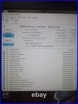 Micron 2500 1TB M. 2 2230 NVMe PCIe Gen4 x4 SSD (100% HEALTH) Perfect Condition