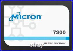 Micron 7300 Pro 3.84TB PCIe Gen3 x4 NVMe U. 2 Enterprise SSD MTFDHBE3T8TDF