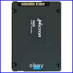 Micron 7400 PRO 7.68 TB Solid State Drive 2.5 Internal U. 3 PCI Express