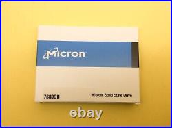 Micron 7450 Pro 7.68TB PCIE4.0 NVME 2.5in U. 3 SSD MTFDKCC7T6TFR New Sealed
