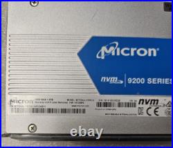 Micron 9200 MAX MTFDHAL1T6TCU 101008P0 1.6TB NVMe PCIe3.0 2.5 SSD