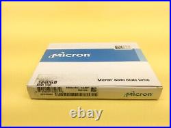 Micron 9200 PRO 3.84TB PCIe NVME U. 2 2.5 SSD MTFDHAL3T8TCT New Sealed