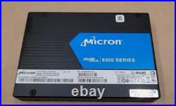 Micron 9300 Max MTFDHAL12T8TDR-1AT1ZABYY 12.8TB 2.5 U. 2 3D TLC PCIe NVMe SSD
