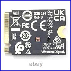 NEW 1TB WD SN740 M. 2 2230 SSD NVMe PCIe For Microsoft Surface Pro 7+ Steam Deck