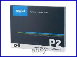 NEW Crucial P2 1TB m. 2 2280 PCIe NVME Solid State Drive SSD CT1000P2SSD8 1000GB