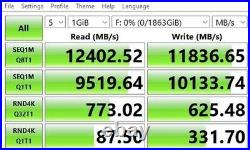 NEW Crucial T700 PRO PCIe Gen 5.0 x4 NVMe 2TB M. 2 2280 12,400MB/s TLC SSD Drive