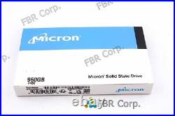 NEW Micron 960GB 7450 PRO U. 3 PCIe NVMe SSD MTFDKCC960TFR-1BC1ZABYYR NAND LOT